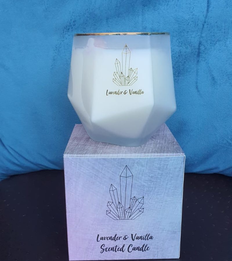 Lavender and Vanilla Scented Candle